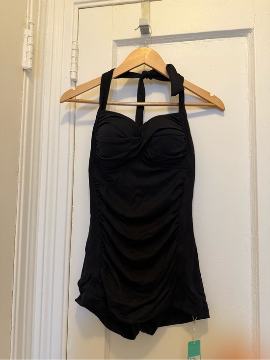 Seafolly Other - Seafolly Black One-Piece Boyleg Maillot